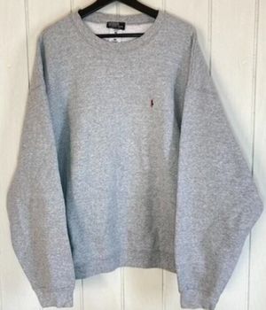 「冬のなんかさ春のなんかね」スウェット ブランドはPOLO Ralph Lauren（ポロラルフローレン）